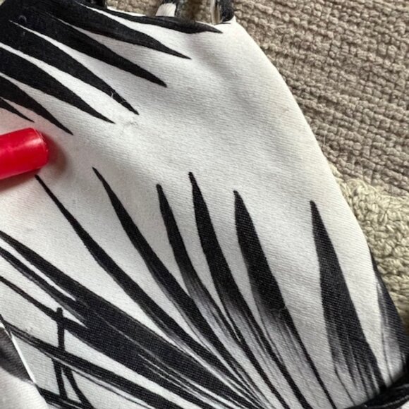 Mikoh Rash Guard With Matching Bottom & Multi String Top In Palm Leaf - Picture 15 of 15